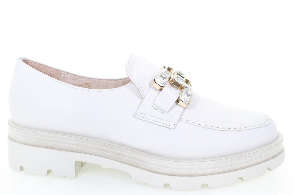 Soffice Sogno Mocassino in pelle con accessorio In Linea