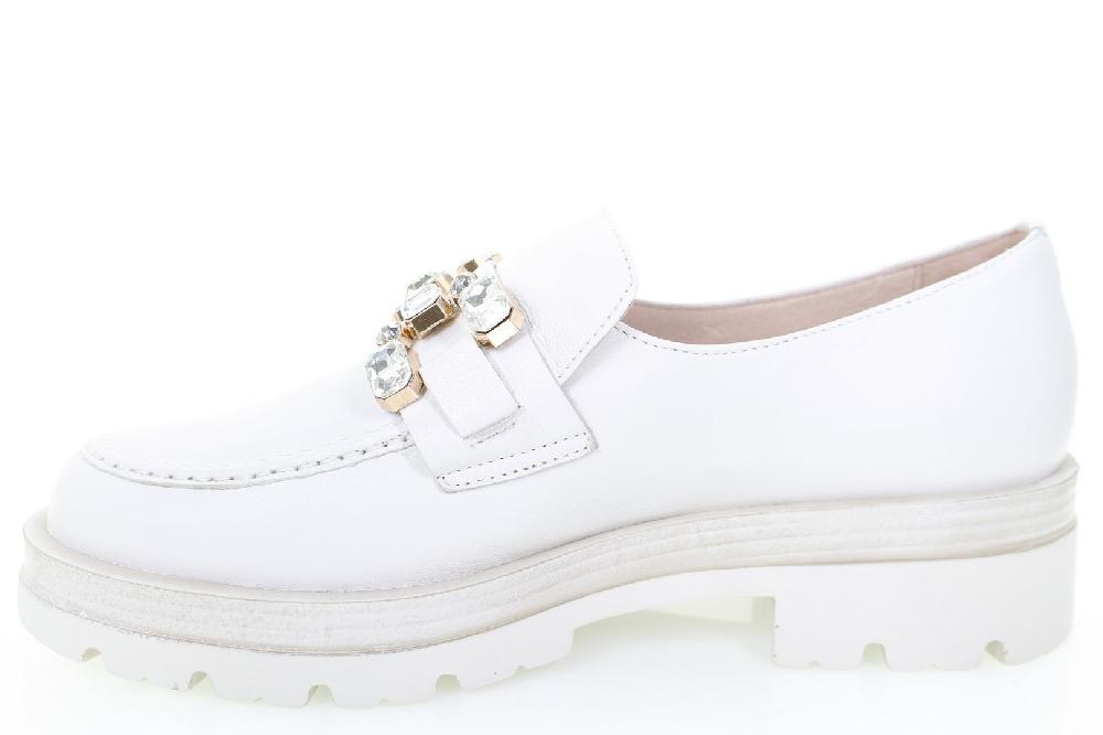 Soffice Sogno Mocassino in pelle con accessorio In Linea