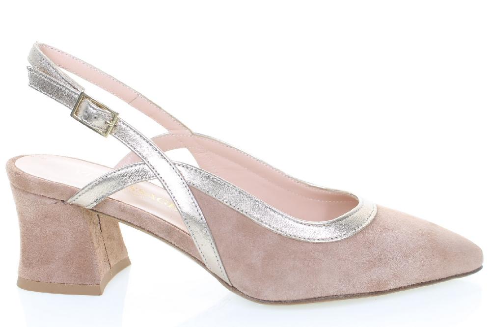 Soffice Sogno Décolleté semi aperta in camoscio Saldi Di Fabbrica