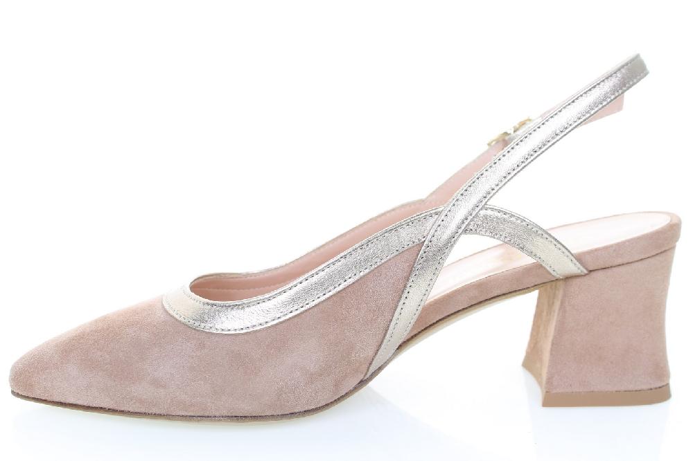 Soffice Sogno Décolleté semi aperta in camoscio Saldi Di Fabbrica
