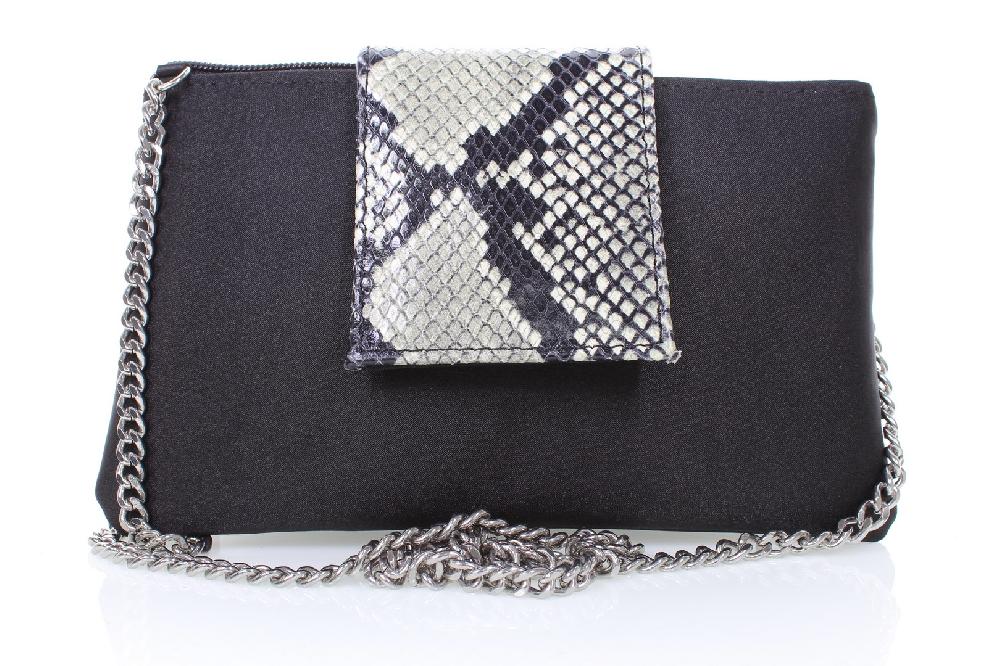 Soffice Sogno Pochette in raso in pelle stampata Economico