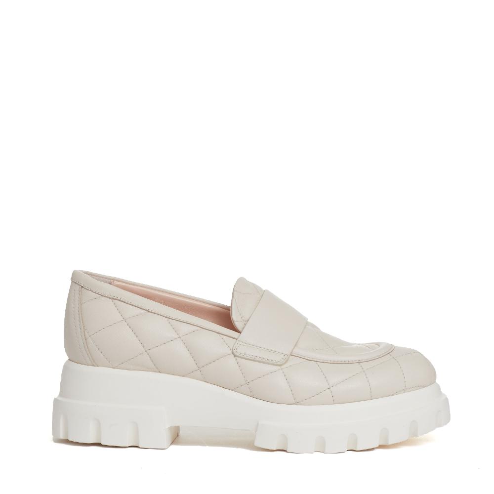 Sorelle Perego mocassino matelasse gesso Promozione Limitata