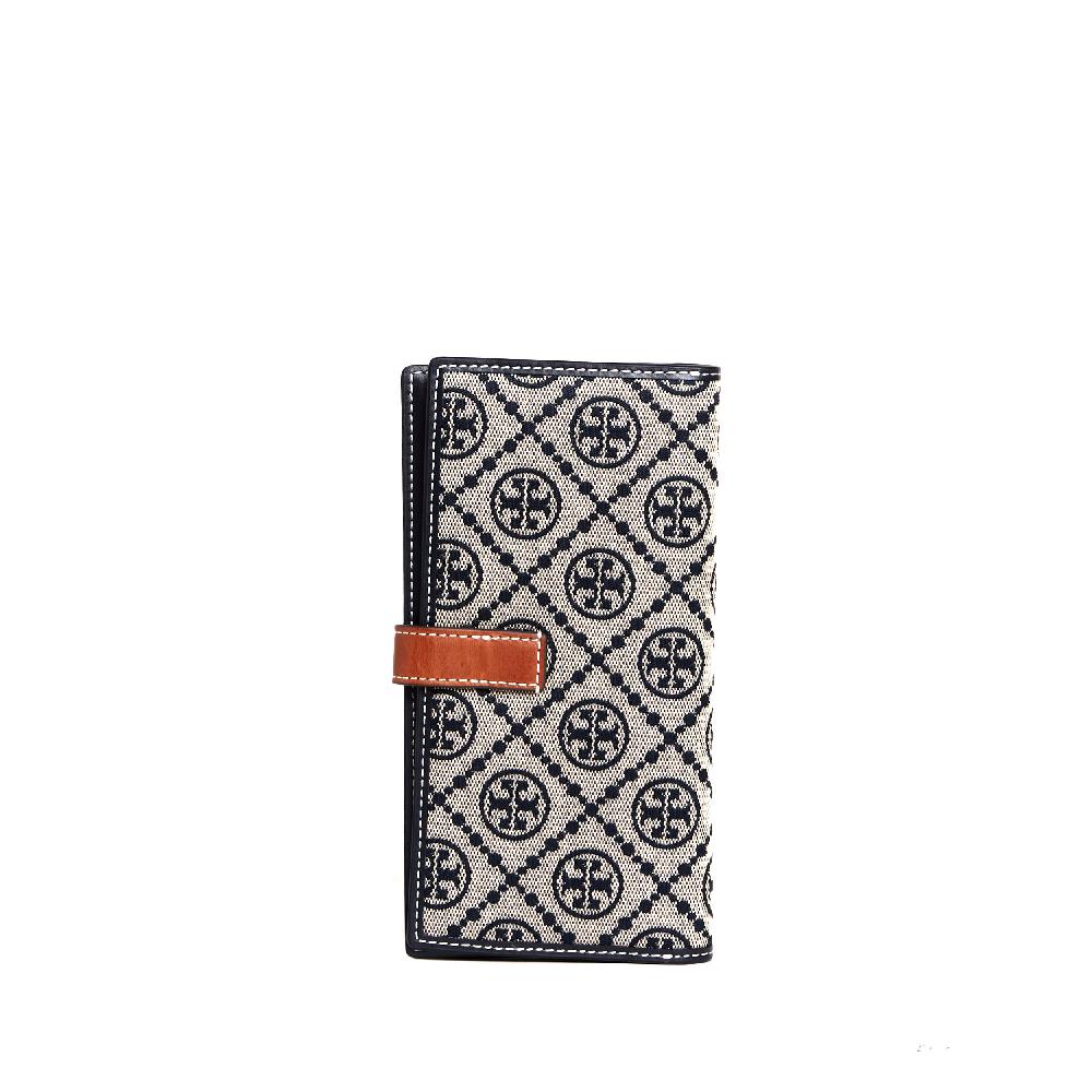 Sorelle Perego zip slim wallet tessuto logo blu Fino Al -60%