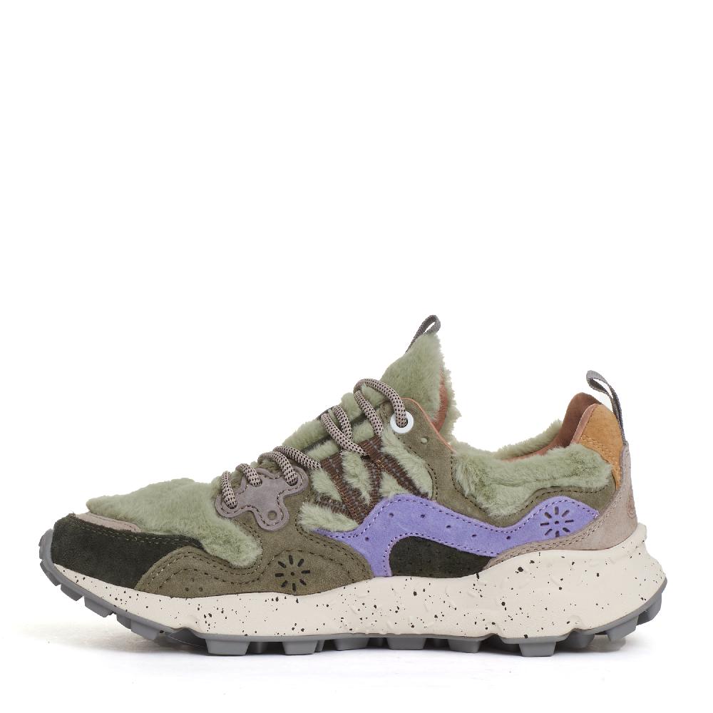 Sorelle Perego sneakers lilla e pelo verde Offerta