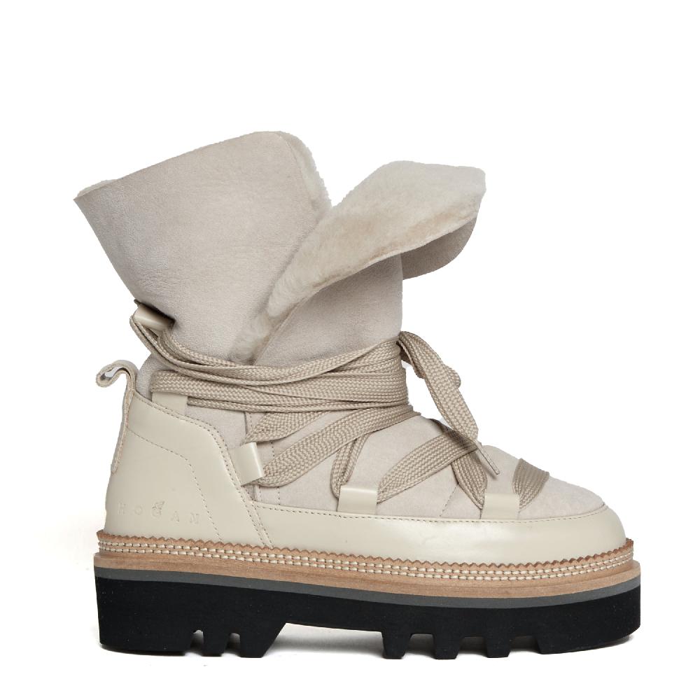 Sorelle Perego stivaletto montone beige In Linea