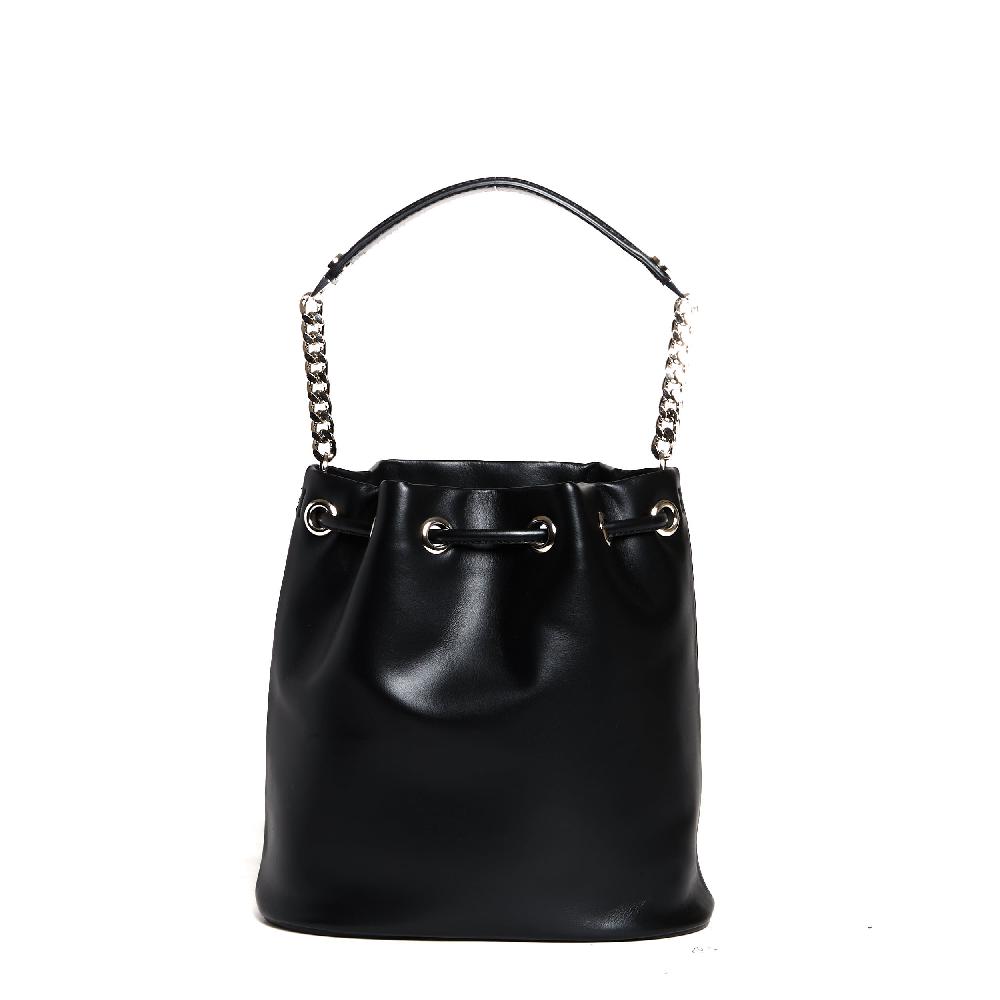 Sorelle Perego secchiello mini pelle nero Pezzi Unici