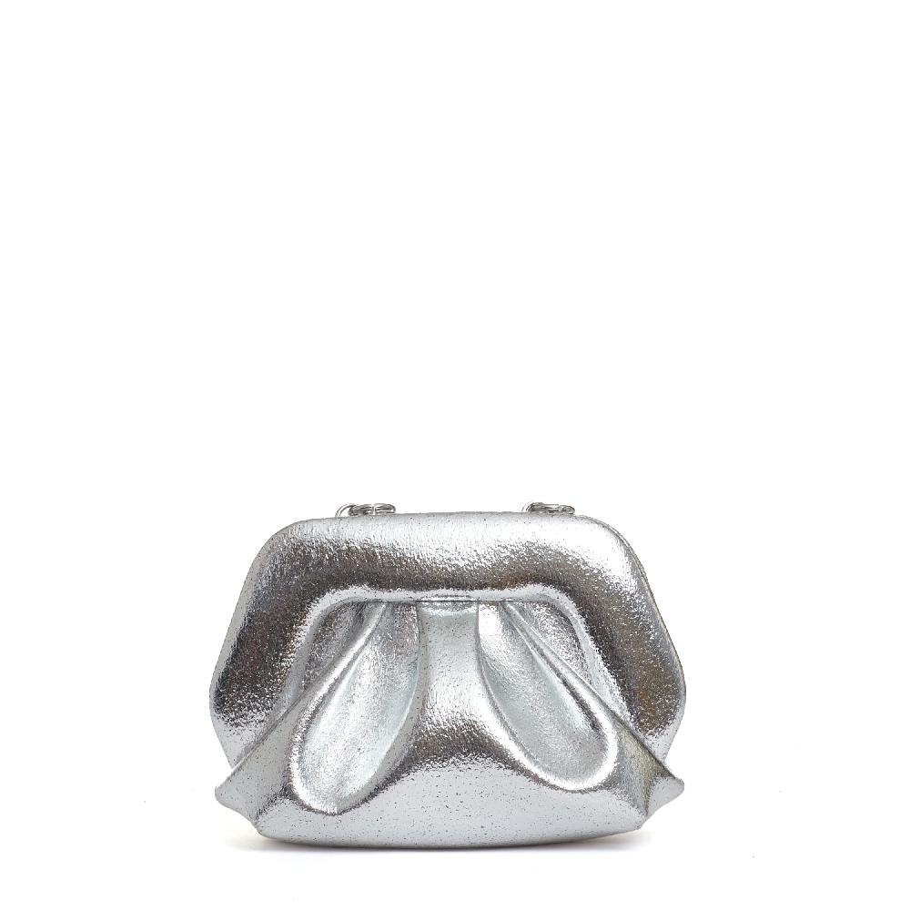 Sorelle Perego clutch argento manico catena Negozi Online