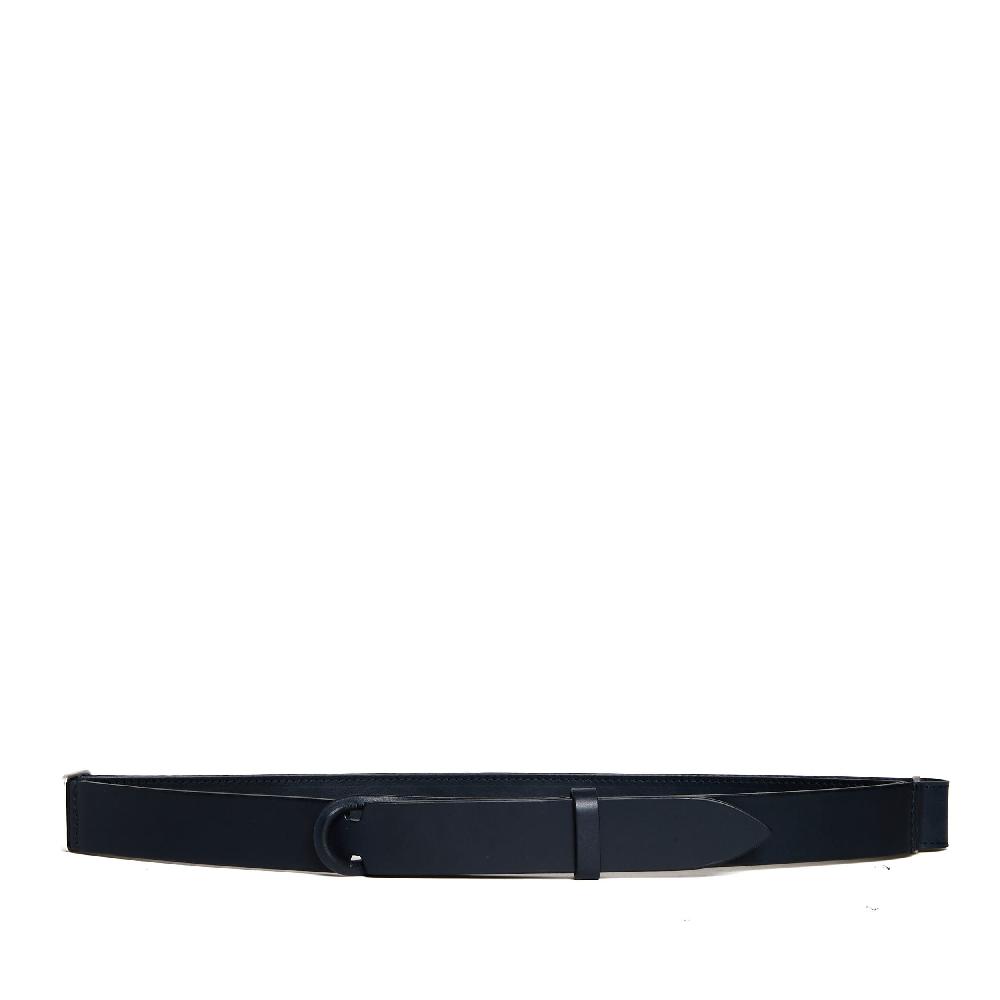 Sorelle Perego cintura nobuckle pelle bull blu Novità