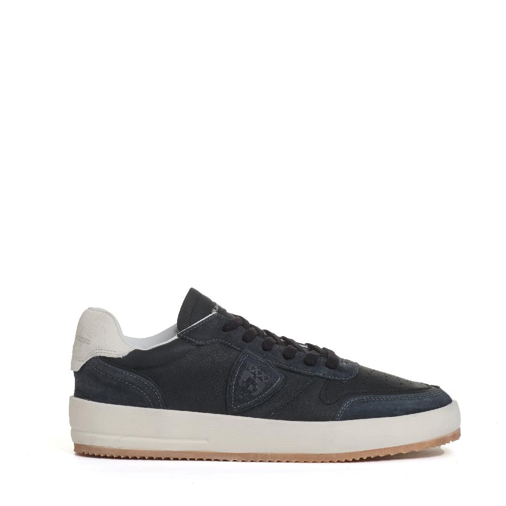 Sorelle Perego sneakers Nice pelle camoscio nero Sconto