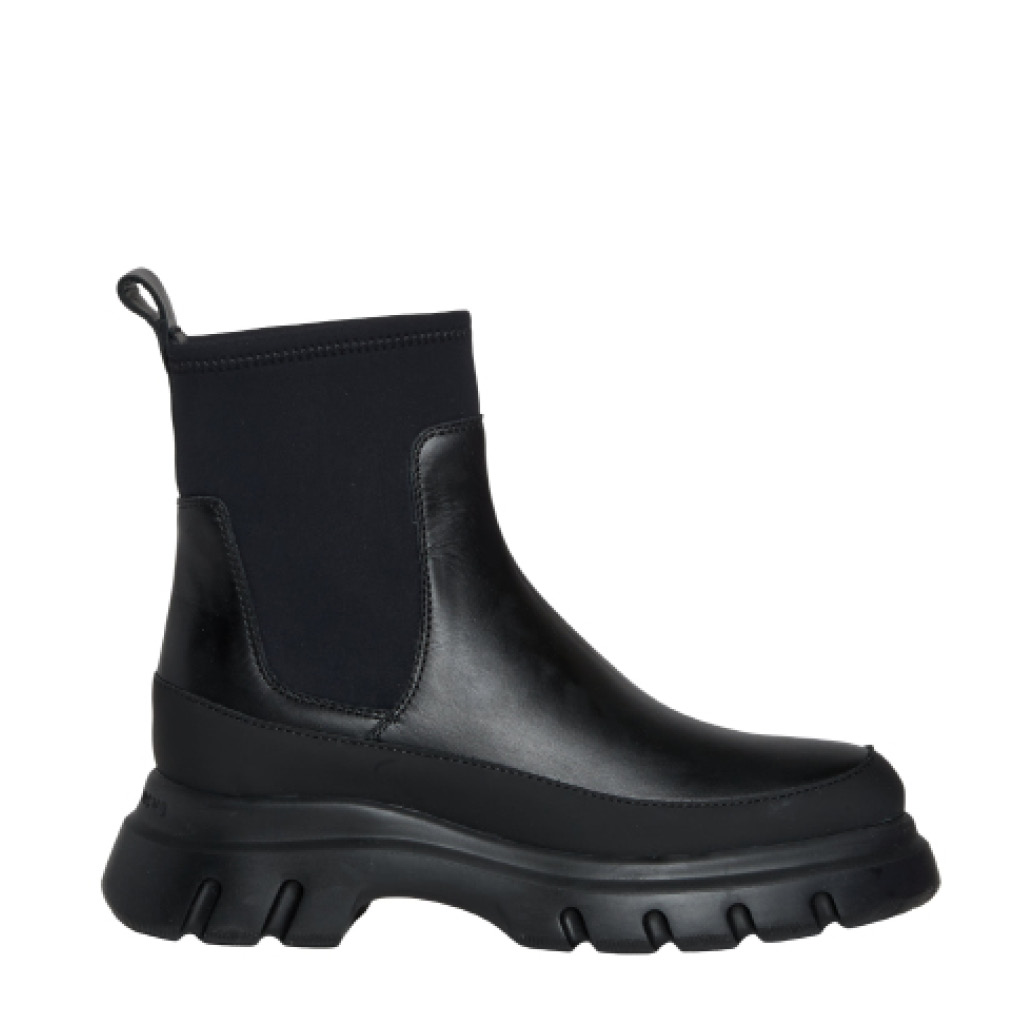 Sorelle Perego chelsea boot pelle nero Offerta