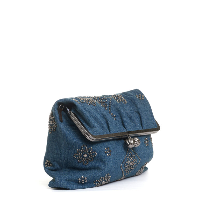 Sorelle Perego borsa in jeans tasca Outlet