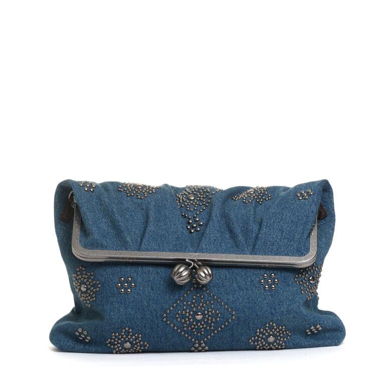 Sorelle Perego borsa in jeans tasca Outlet