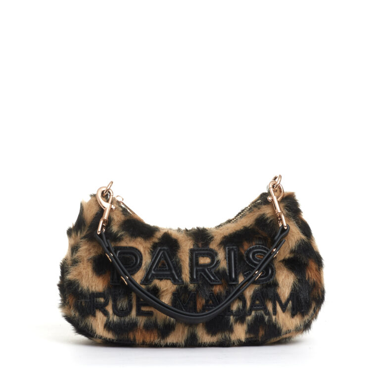 Sorelle Perego borse hobo ecofur leopardo Offerte