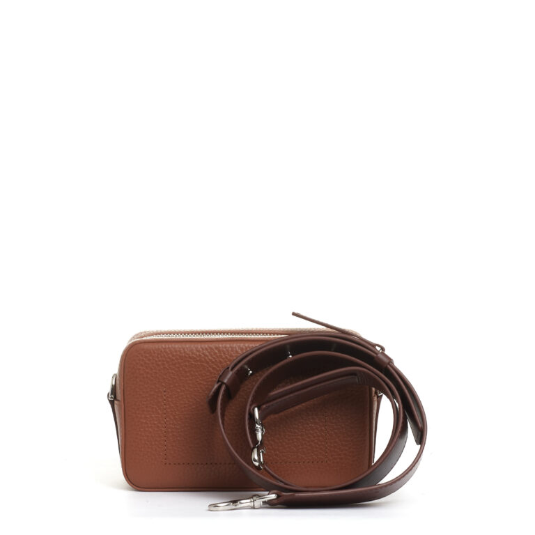 Sorelle Perego camera bag pelle cuoio Nuova