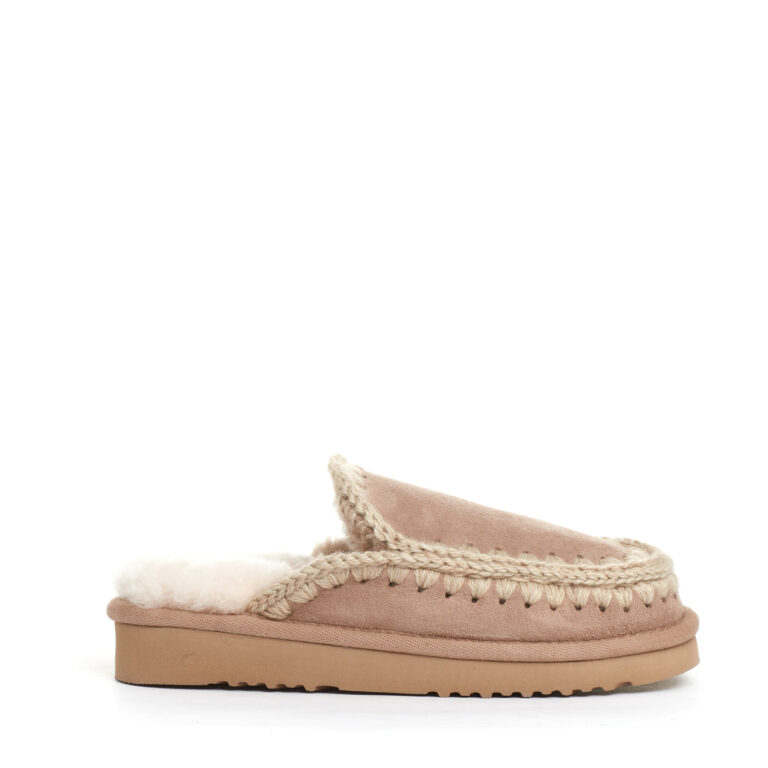 Sorelle Perego eskimo ciabatta camoscio beige 2025