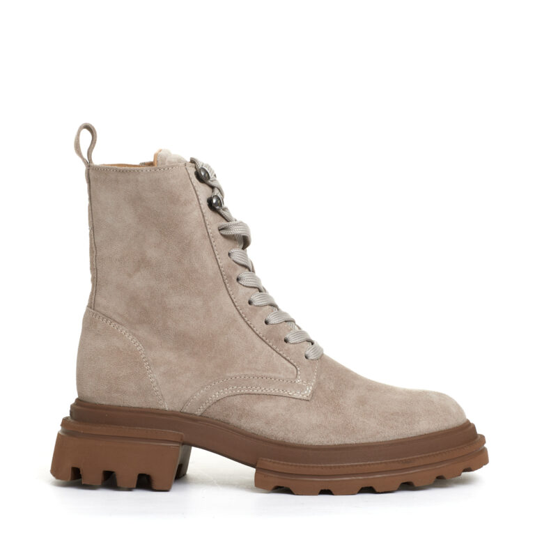 Sorelle Perego anfibio camoscio beige Italy