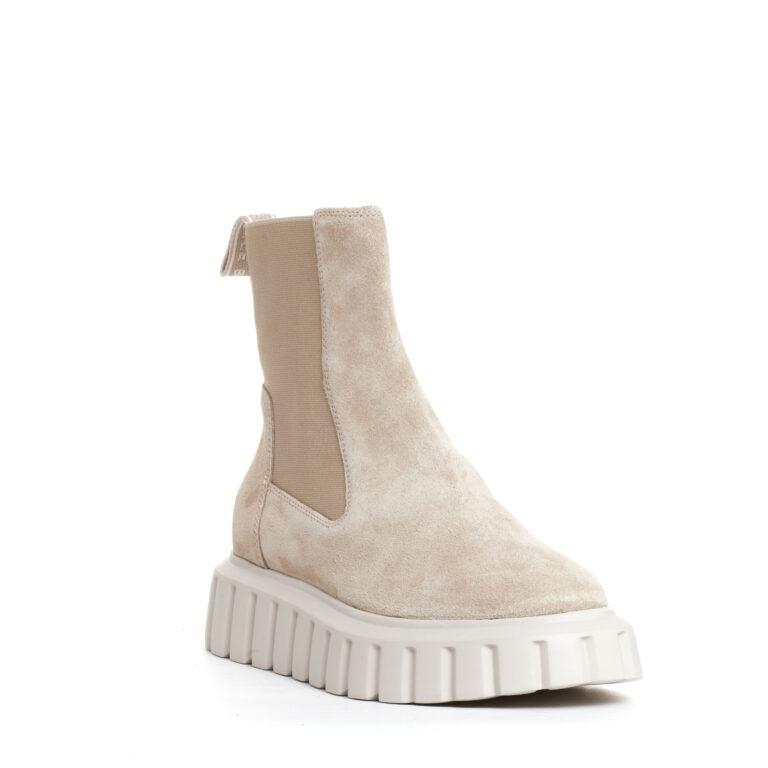 Sorelle Perego chelsea boot camoscio beige Promozione