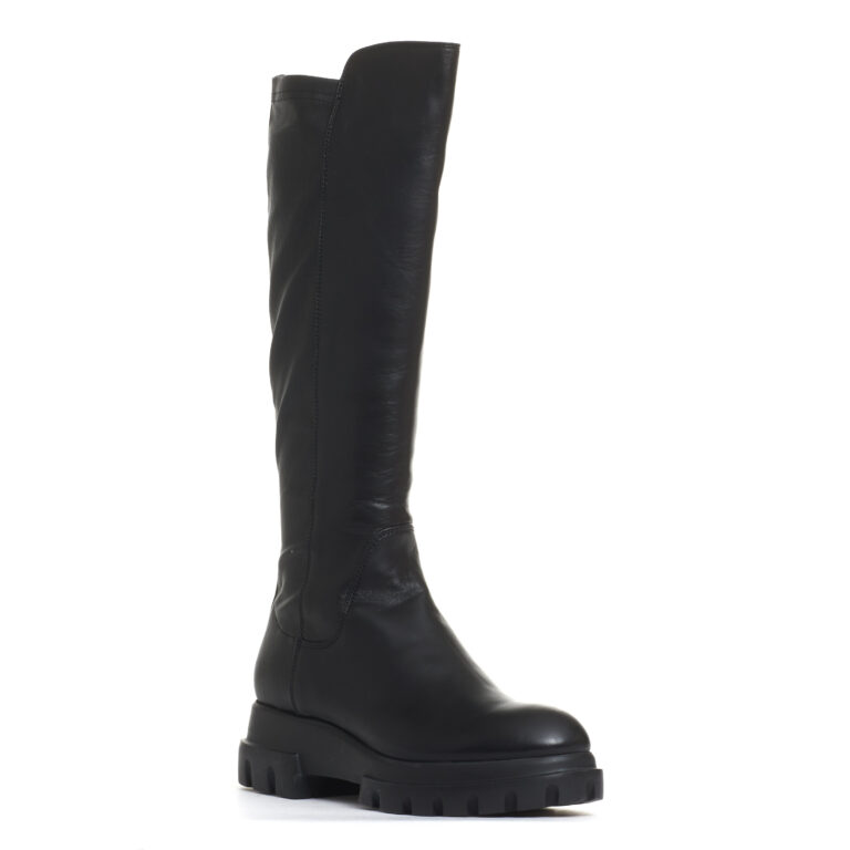 Sorelle Perego stivale stretch in pelle nera Soddisfazione Garantita