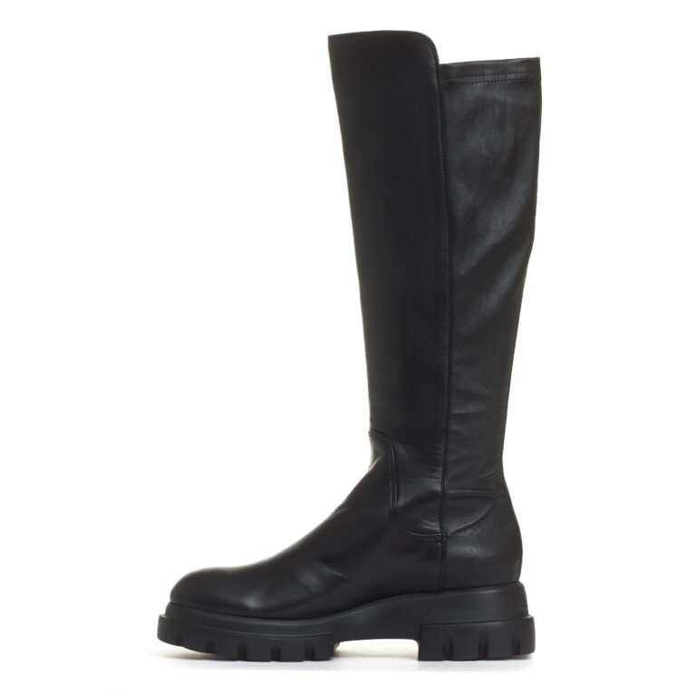 Sorelle Perego stivale stretch in pelle nera Soddisfazione Garantita