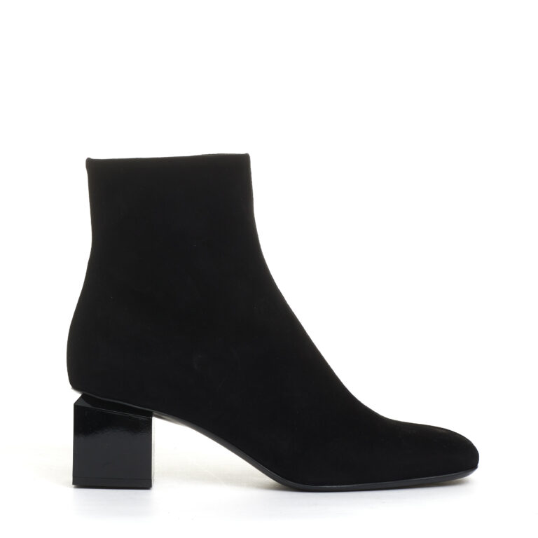 Sorelle Perego stivaletto punta e tacco quadrato tacco 50 mm Negozi Online