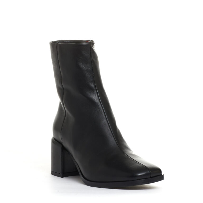 Sorelle Perego stivaletto pelle nera tacco 60 mm Prezzo Ridotto