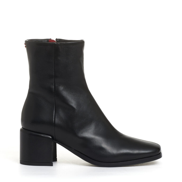 Sorelle Perego stivaletto pelle nera tacco 60 mm Prezzo Ridotto