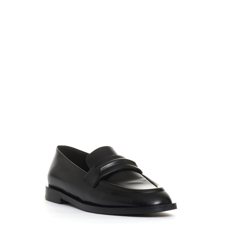 Sorelle Perego mocassino abrasivato nero Sottocosto