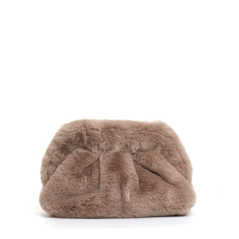 Sorelle Perego clutch ecofur beige Sconto