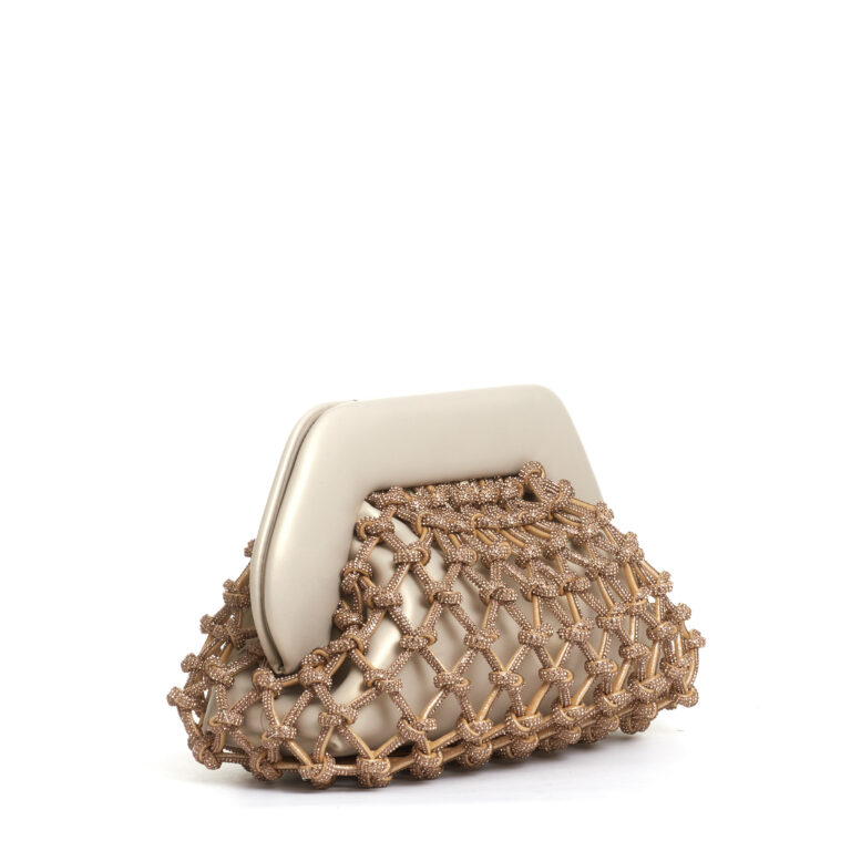 Sorelle Perego clutch strass oro Offerta