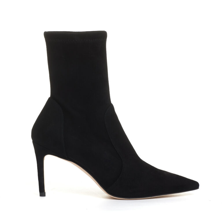 Sorelle Perego stivaletto camoscio elaticizzato nero tacco 85 mm Online