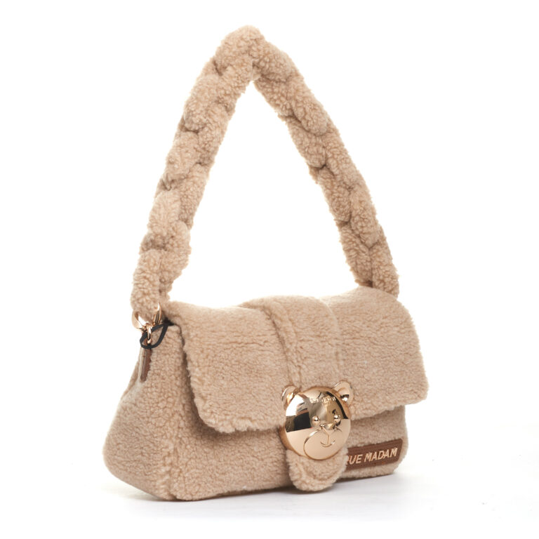 Sorelle Perego borsa teddy beige con orsetto metallo I Più Venduti