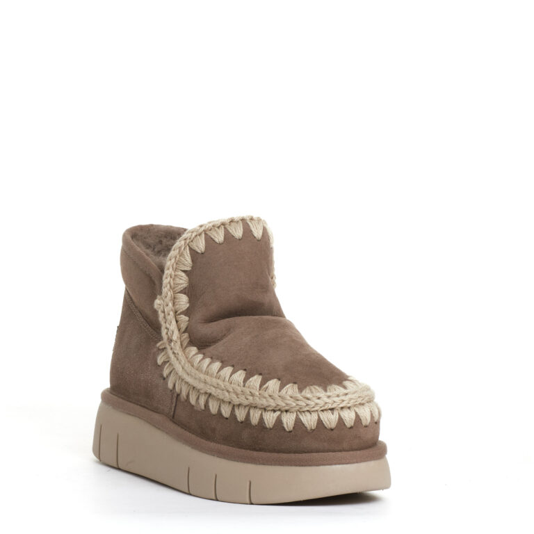 Sorelle Perego boot eskimo bounce camoscio grigio Italia