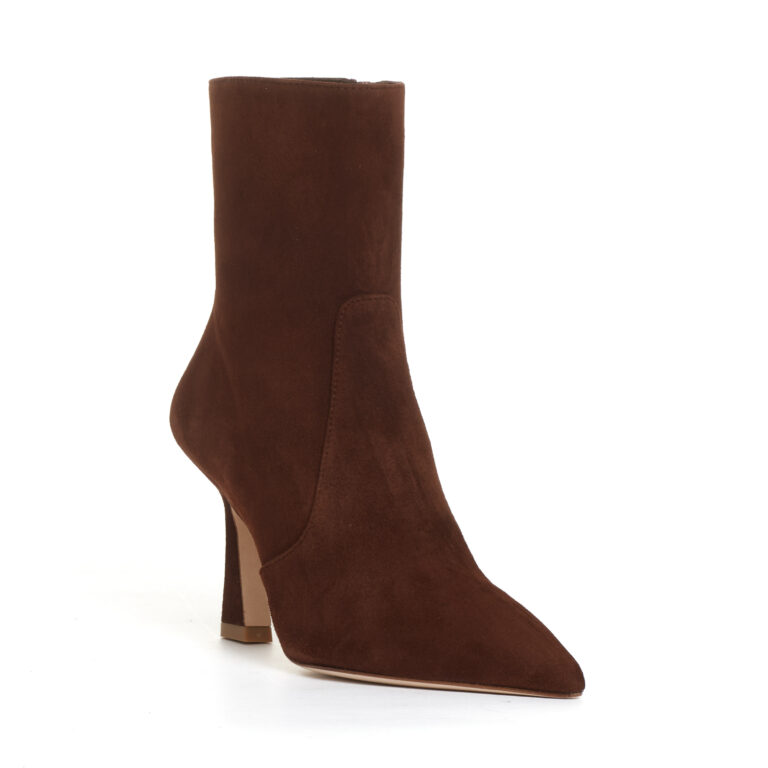 Sorelle Perego stivaletto camoscio caffe tacco 80 mm 2025