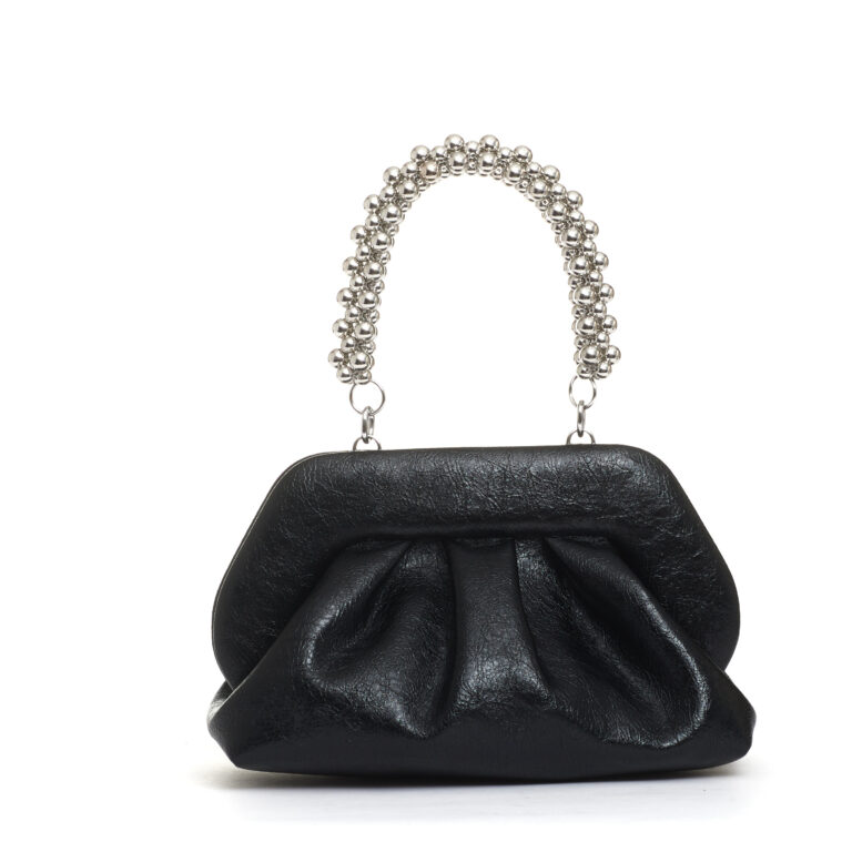 Sorelle Perego clutch manico catena nera Nuovo