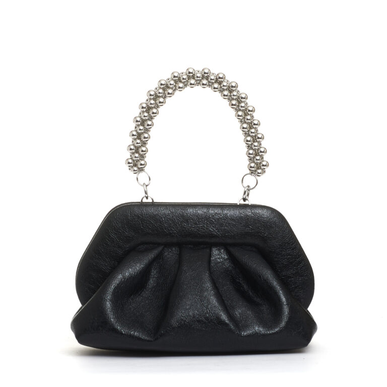 Sorelle Perego clutch manico catena nera Nuovo
