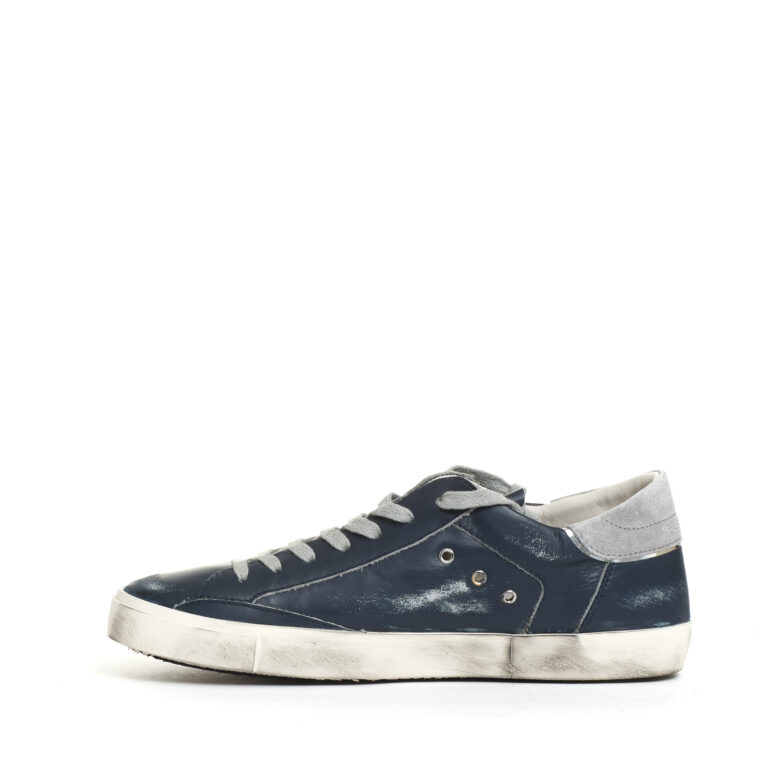 Sorelle Perego Paris pelle blu e grigia Soddisfazione Garantita