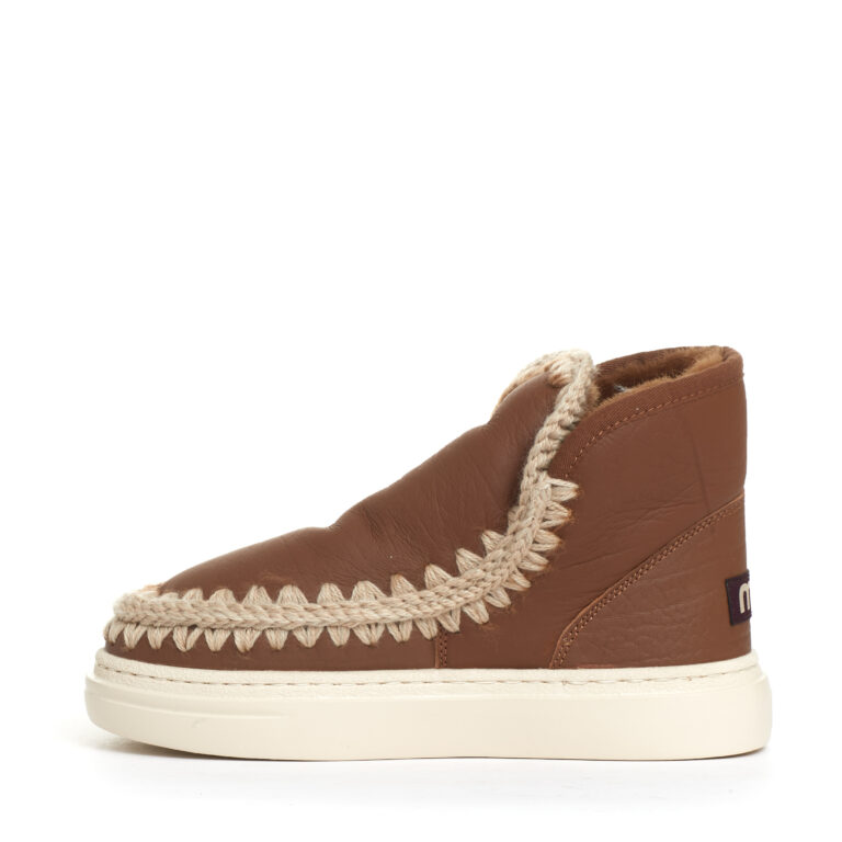 Sorelle Perego boot eskimo fondo sneakers pelle cuoio Affare Del Giorno