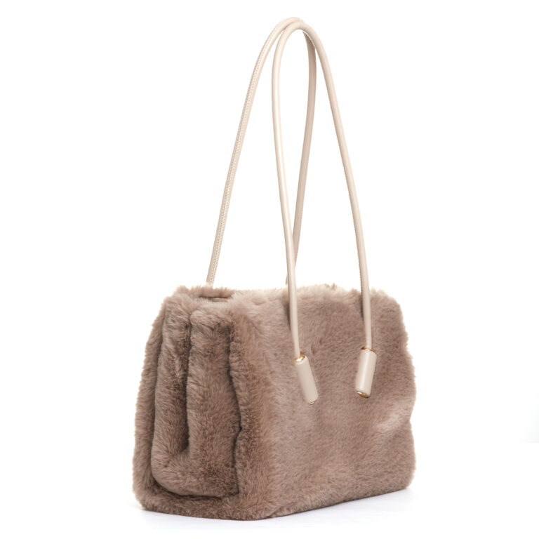 Sorelle Perego borsa in ecofur panna Convenienza