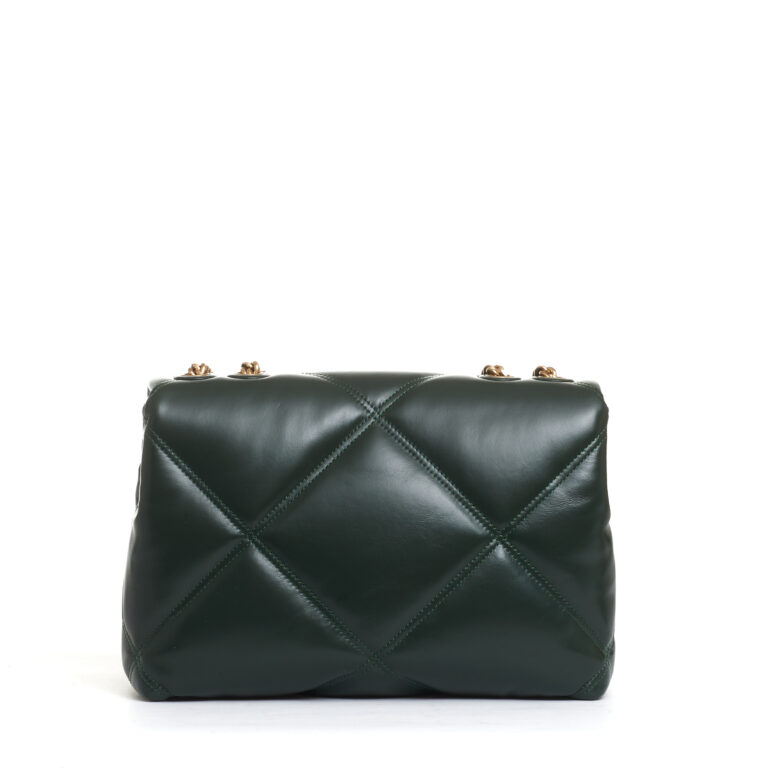Sorelle Perego kira diamond big shoulder bag verde Sconto