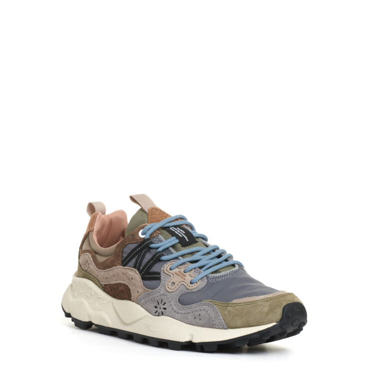 Sorelle Perego snekers blu verde e beige In Vendita