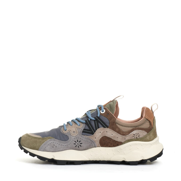 Sorelle Perego snekers blu verde e beige In Vendita