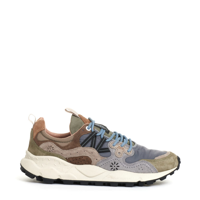 Sorelle Perego snekers blu verde e beige In Vendita