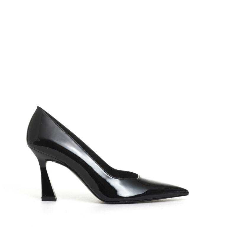 Sorelle Perego pump vernice black tacco 85 mm Promozione Limitata
