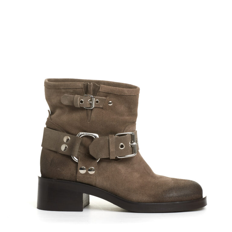 Sorelle Perego biker camoscio tortora Sconto
