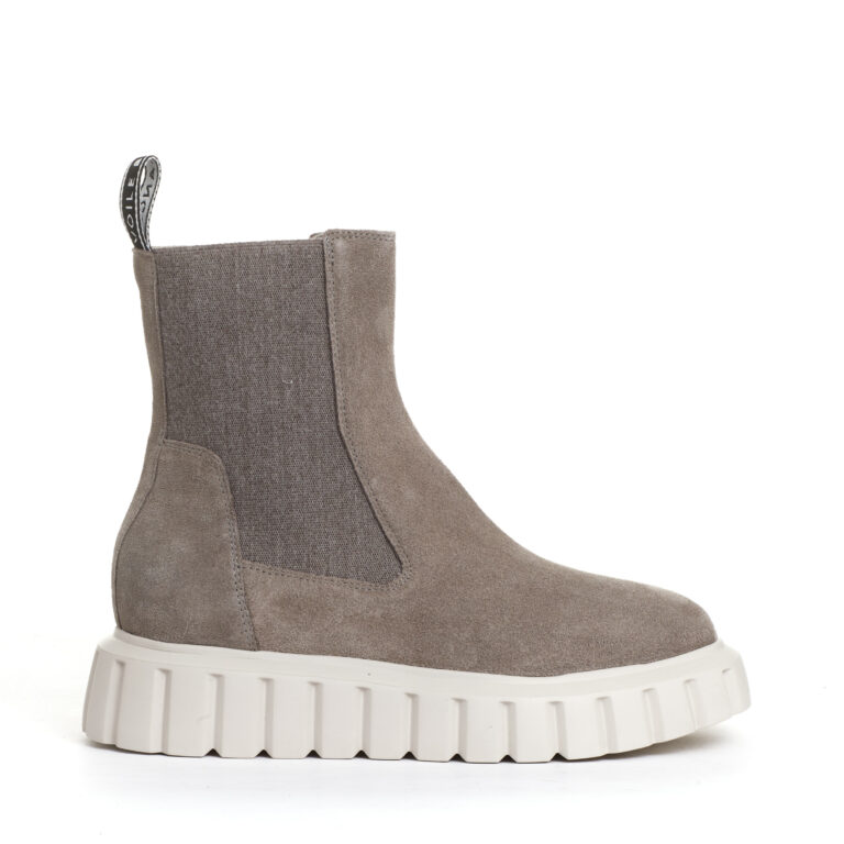 Sorelle Perego chelsea boot camoscio grigio Online