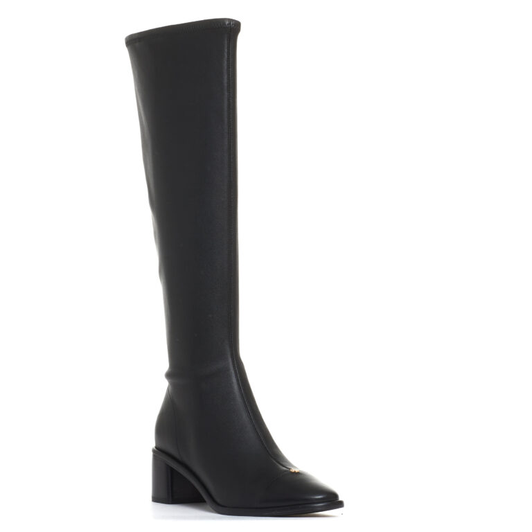 Sorelle Perego stivale elasticizzato nero tacco 50 mm In Vendita