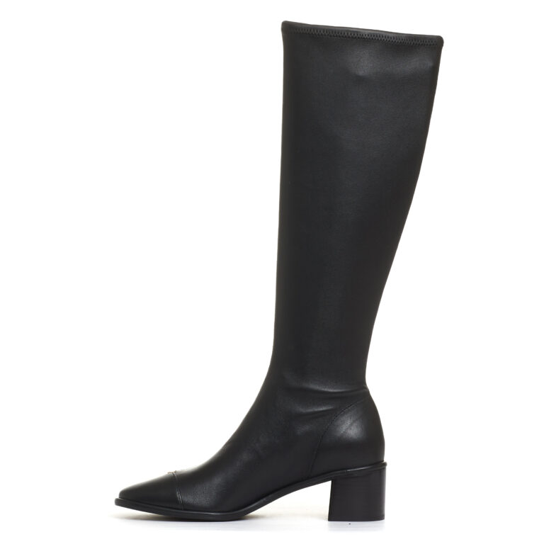 Sorelle Perego stivale elasticizzato nero tacco 50 mm In Vendita