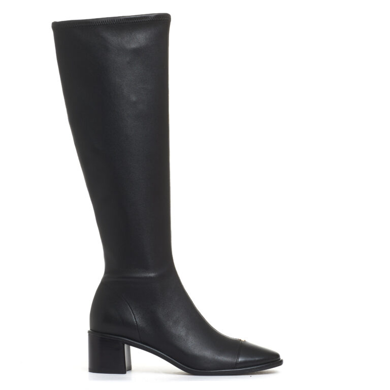 Sorelle Perego stivale elasticizzato nero tacco 50 mm In Vendita