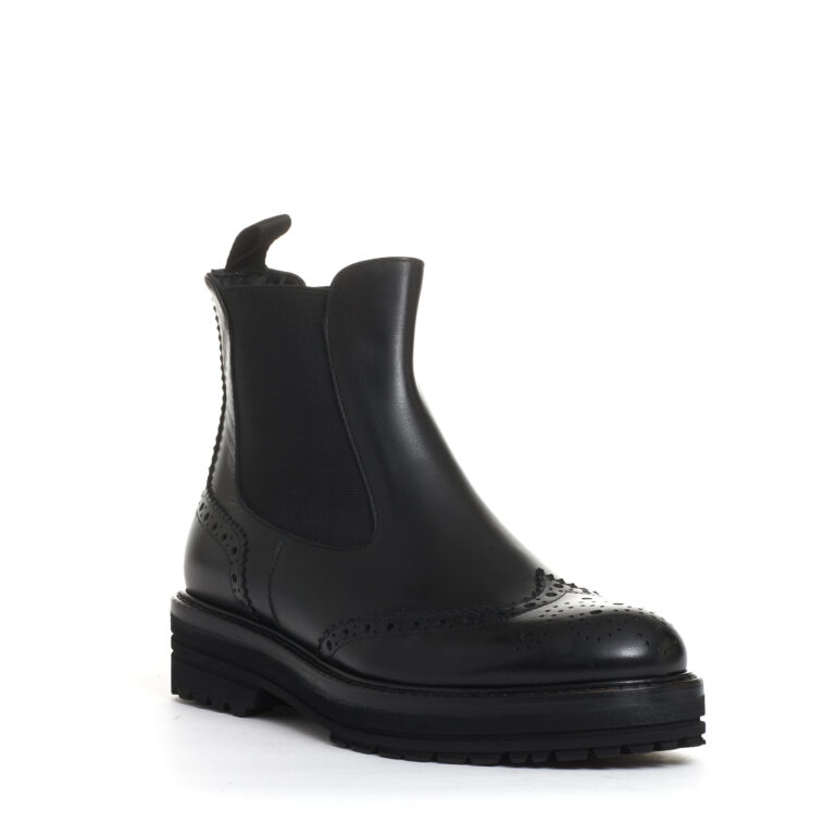 Sorelle Perego beatles inglese pelle nera Vendite Flash