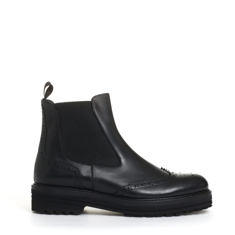 Sorelle Perego beatles inglese pelle nera Vendite Flash